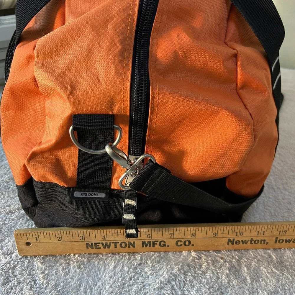 OGIO Big Dome Duffel Bag Orange Black Sigmatex Gym Travel Sports Bag Large